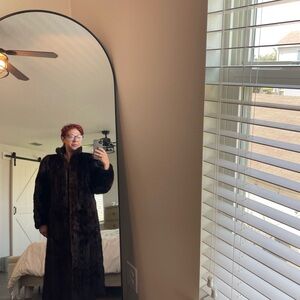 Luxurious Black Full Length Coat
